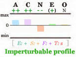 Imperturbable Big Five personality profile.