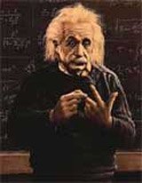 Albert Einstein's hand prints!