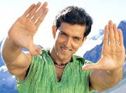 Hrithik Roshan's double thumb!
