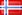 Norway flag - hand reading network