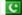 Pakistan flag - hand reading network