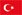 Turkey flag - hand reading news