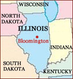 Hand reading network in the state of Illinois (US): map!