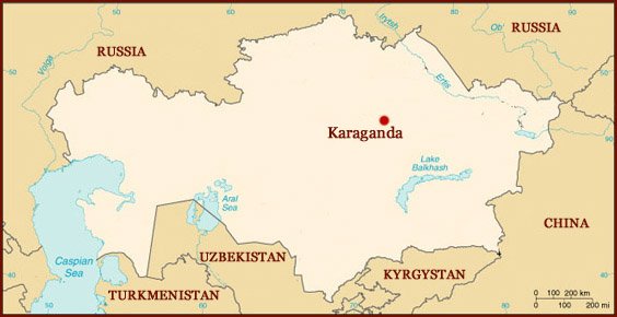 Hand reading network in Kazakhstan: map!