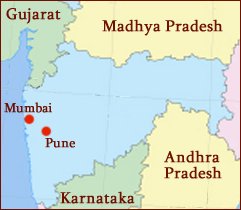 Hand reading network in the state of Maharashtra (India): map!