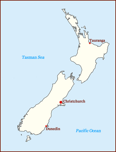 Hand reading network in New Zealand: map!