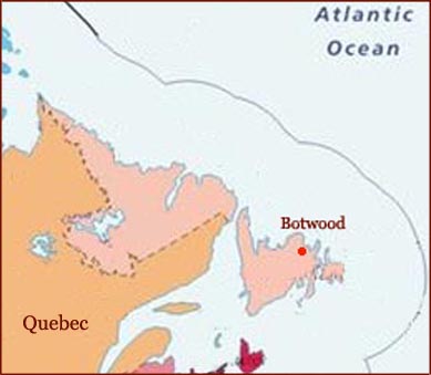 Hand reading network in the state of Newfoundland and Labrador (CAN): map!