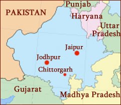 Hand reading network in the state of Rajasthan (India): map!