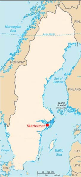 Hand reading network in Sweden: map!