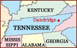 Hand reading network in the state of Tennessee (US): map!