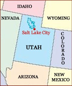 Hand reading network in the state of Utah (US): map!