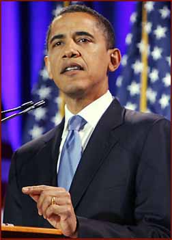 Barack Obama pointing finger
