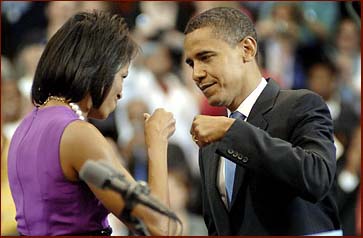 Barack and Michelle Obama bump fists: a brief history of the fist bump!