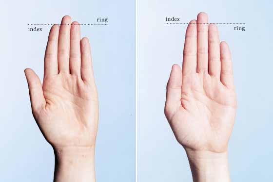 The science of gaydar: finger ratio