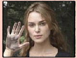 Keira Knightley's handprint