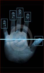 Biometric hand scan