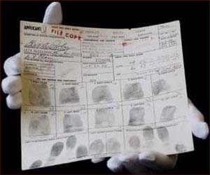 Elvis Presley's fingerprints.