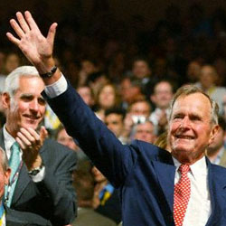 George H.W. Bush: his right hand.