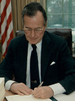 George H.W. Bush - a LEFT handed US president.