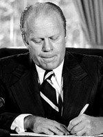 Gerald Ford - a LEFT handed US president.