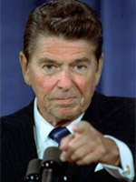 Ronald Reagan - a LEFT handed US president.