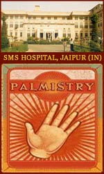 Jaipur, India: doctors study link possibility palmistry & HIV in Daiwa Man Singh hospital.