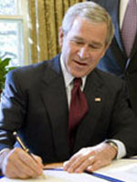 George W. Bush - a RIGHT handed US president.