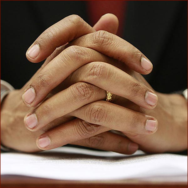 US president Barack Obama: fingernails photo.