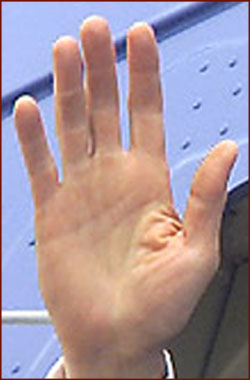 Former US president Bill Clinton: his right hand.