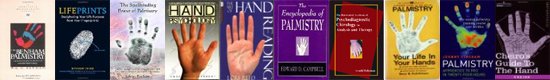 Hand reading books: palmistry, palm reading, hand analysis