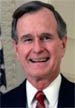 IDRlabs portrait: George H.W. Bush.