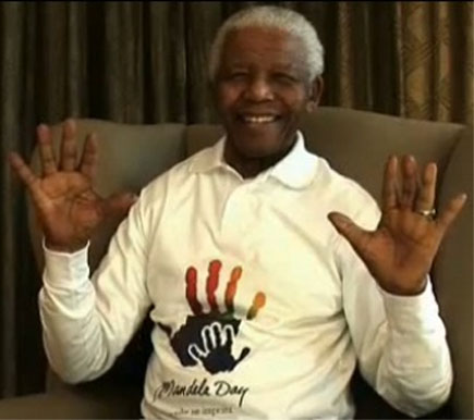 Nelson Mandela day: hands up!