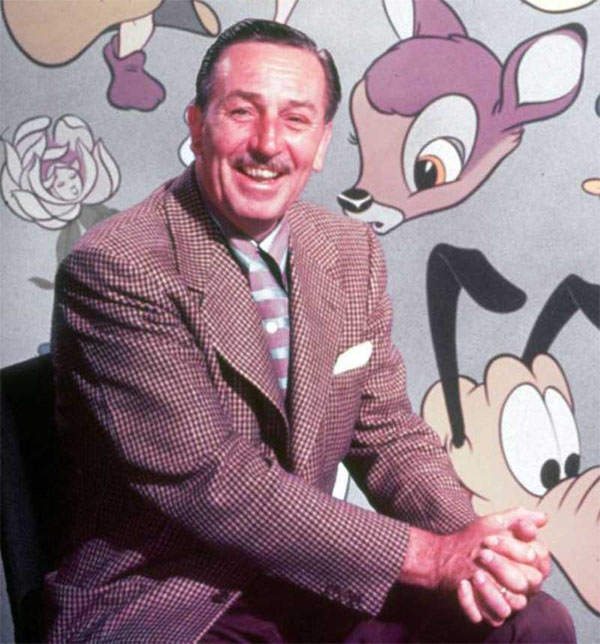 Walt Disney - founder of the Walt Disney compagny.
