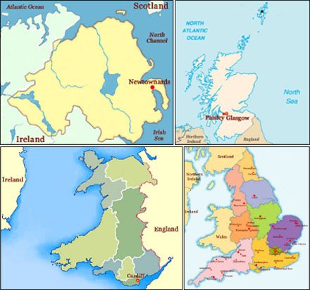 Hand reading network in the United Kingdom: map!